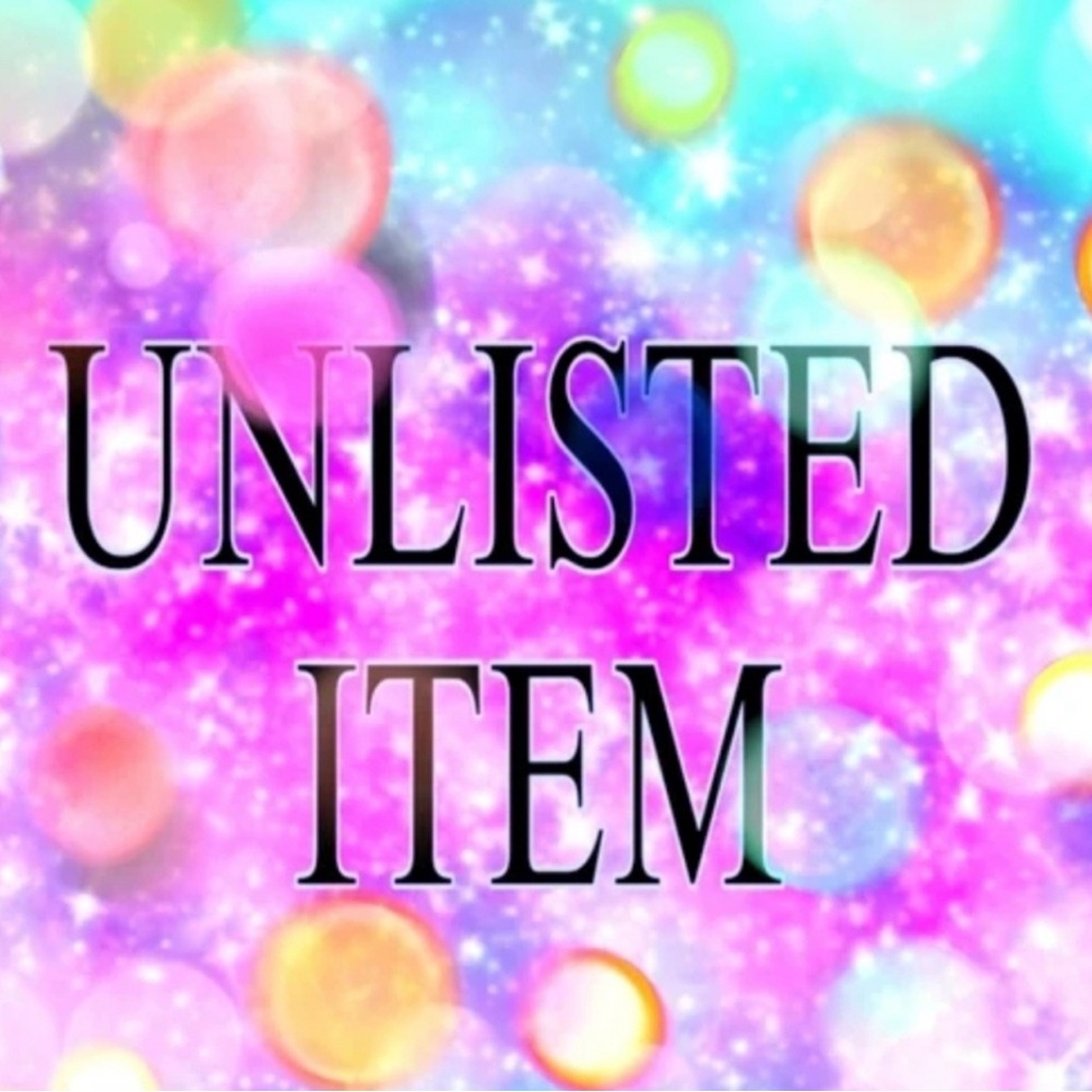 This flyer was made for Unlisted Item During Live Show 
** PLEASE DO NOT BUY **